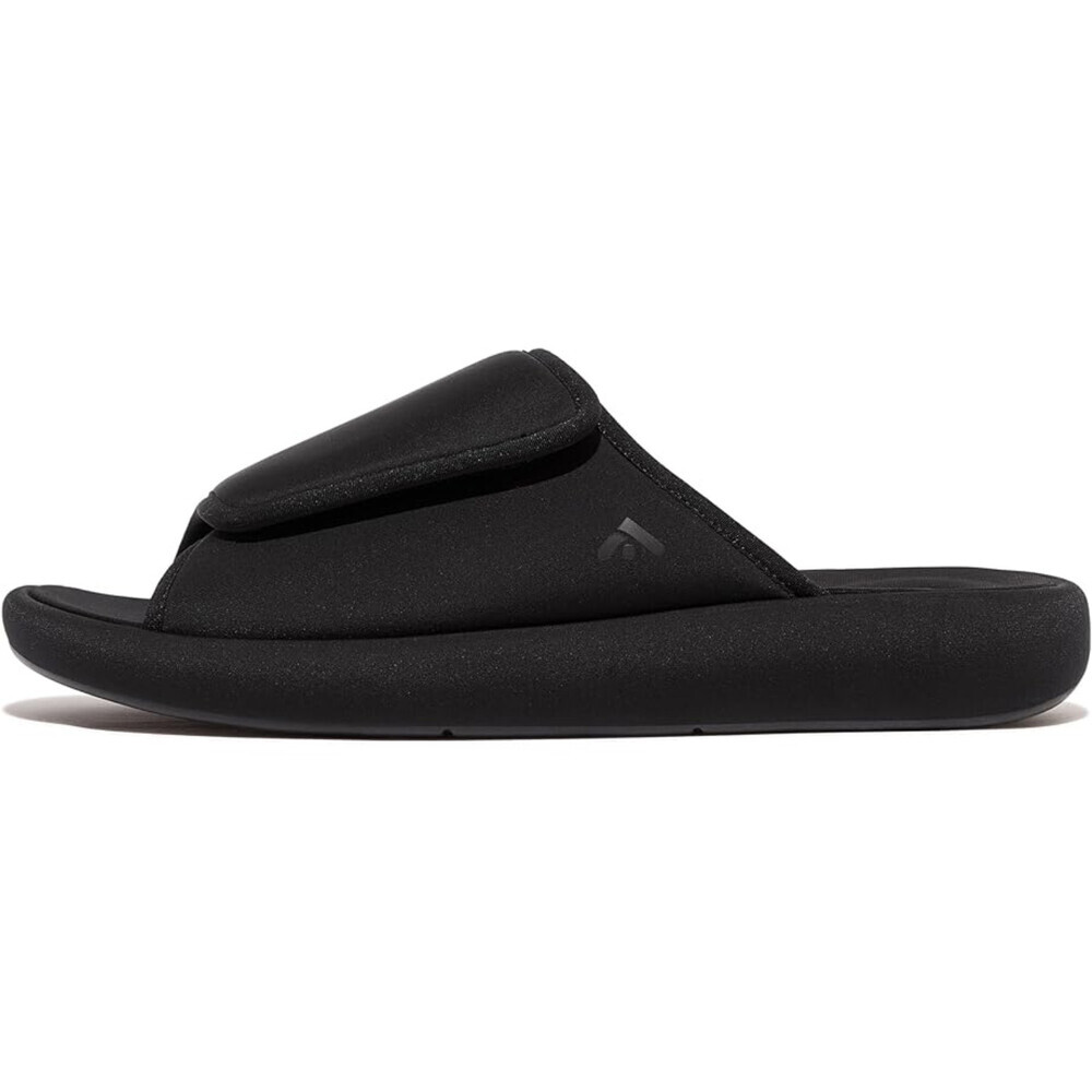 FitFlop Iqushion City Sandals Women's US 8 Black Adjustable Strap Slides HAWK188